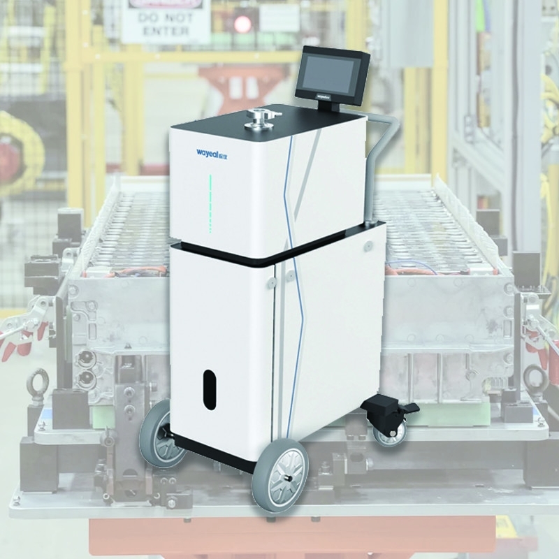 360-Grad-Rotations-LCD-Touchscreen Helium-Leckage-Detektor DN25KF Leckage-Detektions-Port