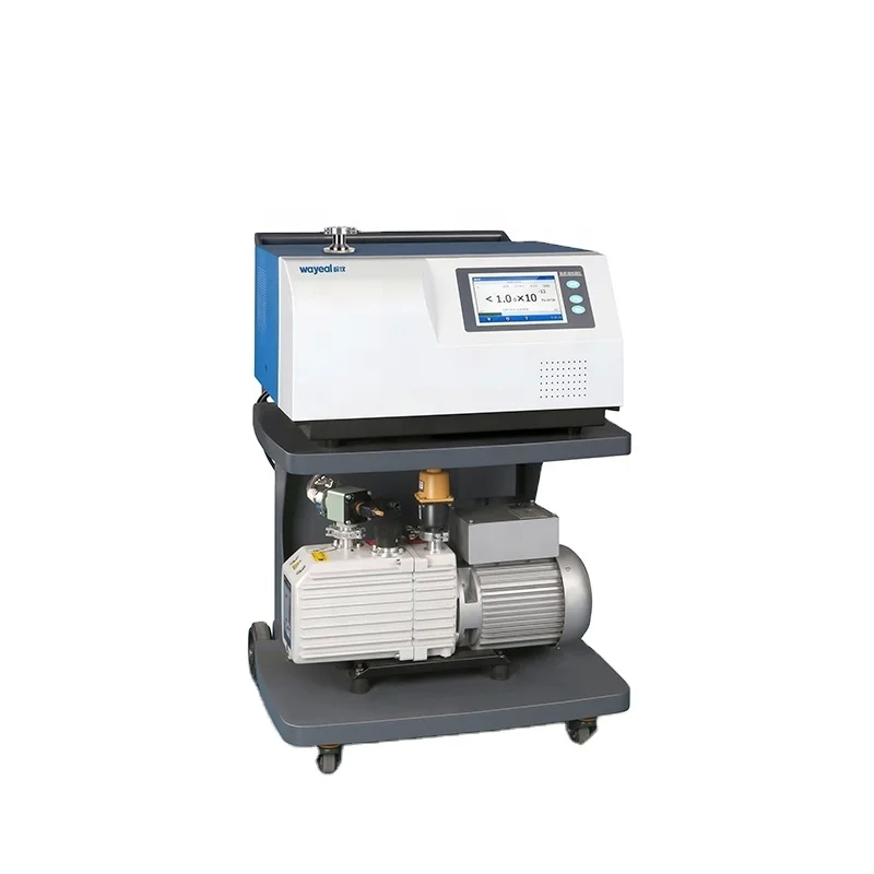 Mini-Leckage Detection Rate Helium Leckage Detector mit doppelter Iridium-beschichteter Yttrium-Oxid-Ionenquelle und Berührung