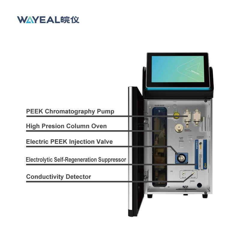 Genaues Instrument für Ionenchromatographie mit einer Durchflussrate von < 0,2% und ≤ 0,004μS·cm-1/30min